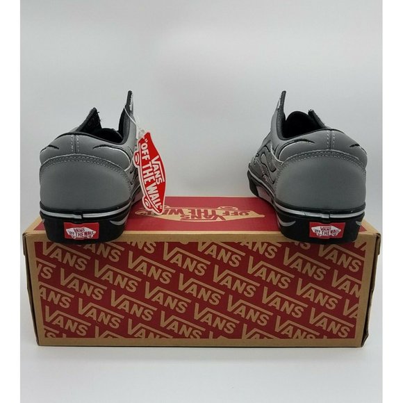 Vans x A$AP Worldwide Silver Reflective Old Skool Shoes VN0A7Q2J6UR - Picture 6 of 7